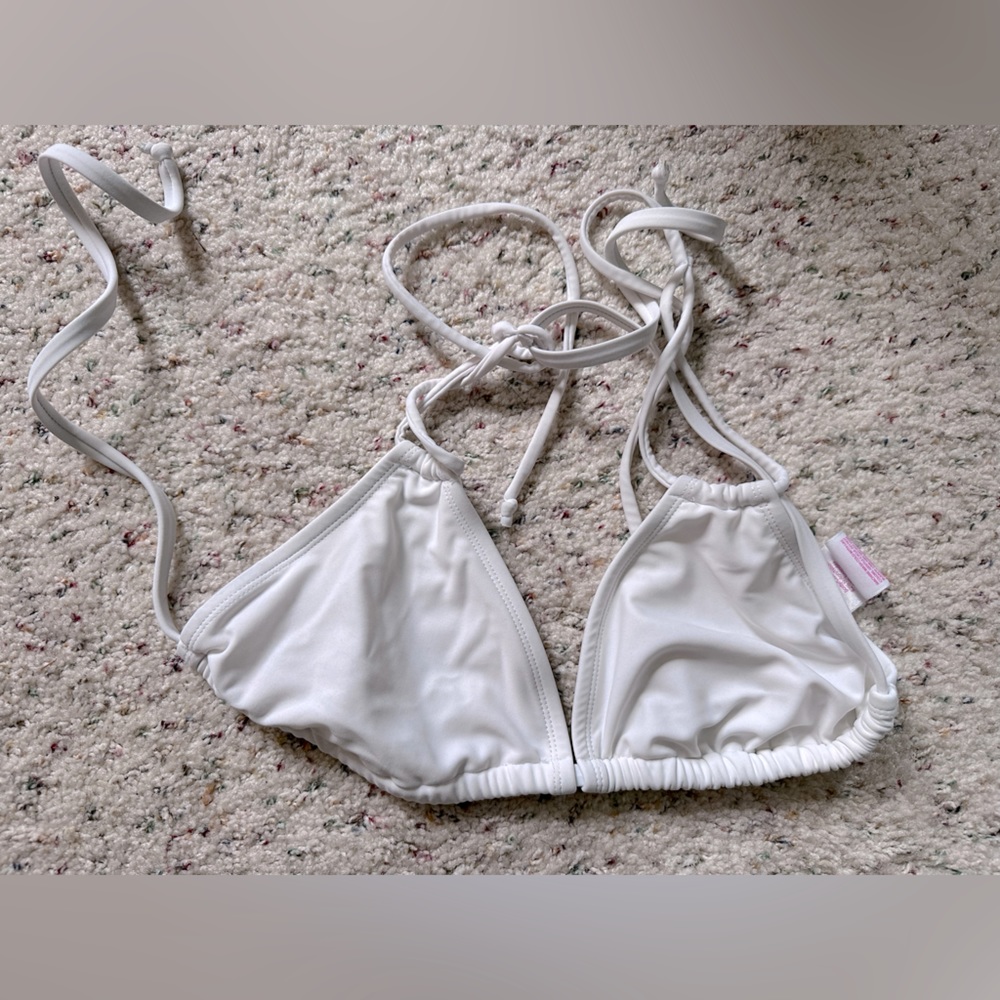NB String Bikini Top White Size M